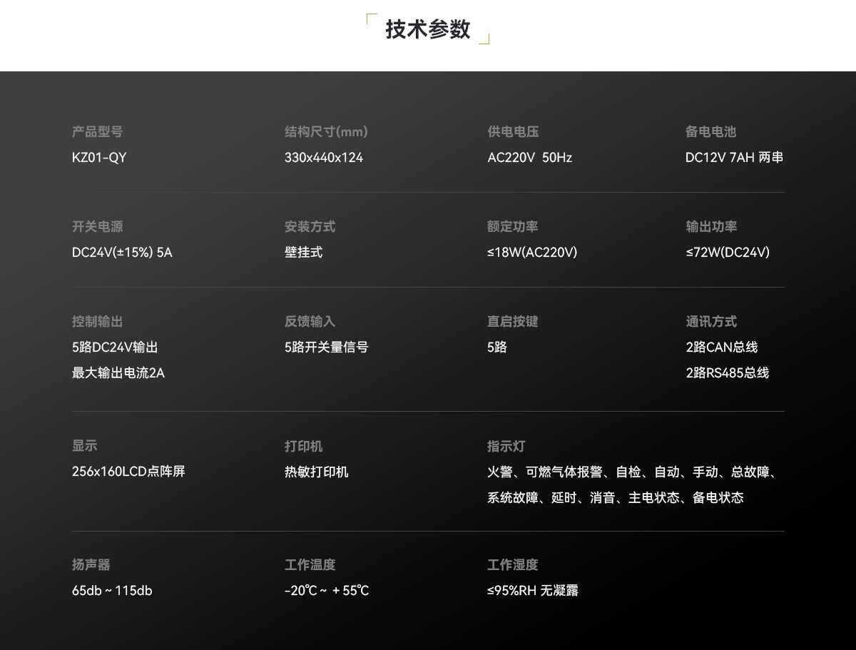KZ01-QY储能电站用火灾报警控制装置_04